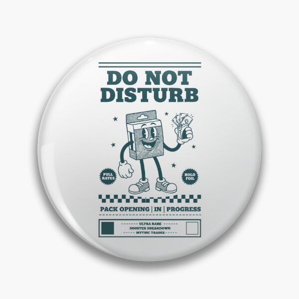 Item preview, Do Not Disturb Pack Opening In Progress Trading designed and sold by LuminOrb.