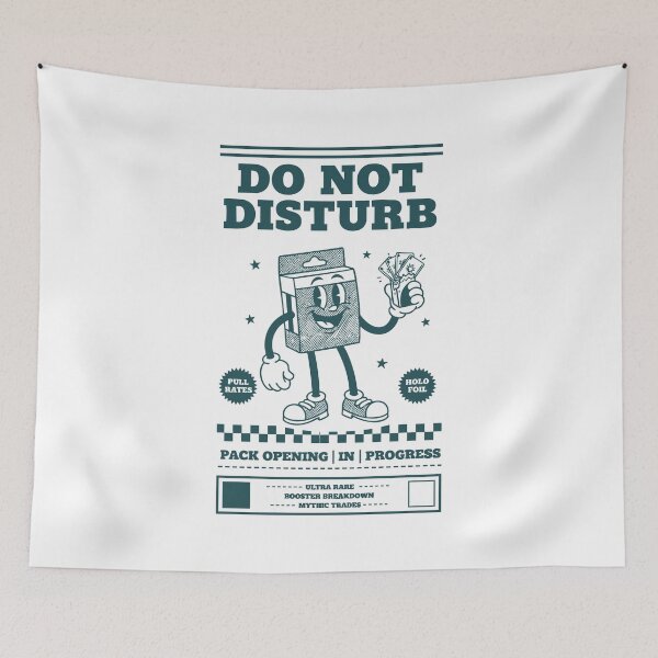 Item preview, Do Not Disturb Pack Opening In Progress Trading designed and sold by LuminOrb.