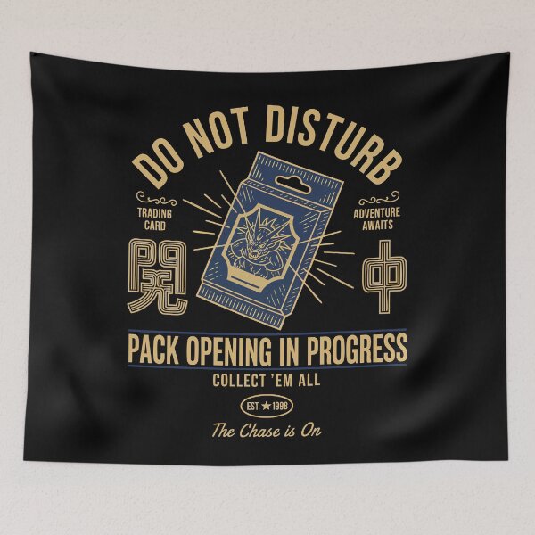 Item preview, Do Not Disturb Pack Opening In Progress Trading designed and sold by LuminOrb.
