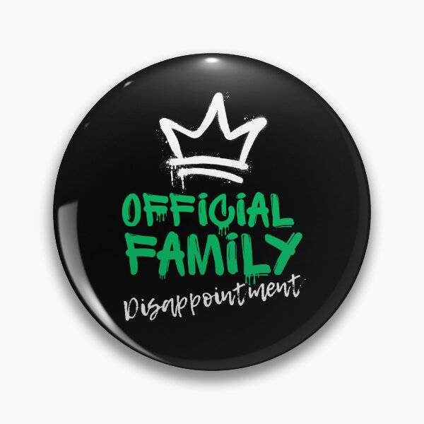Item preview, Official Family Disappointment | Funny Sarcastic Graffiti Crown designed and sold by JB-designstudio.