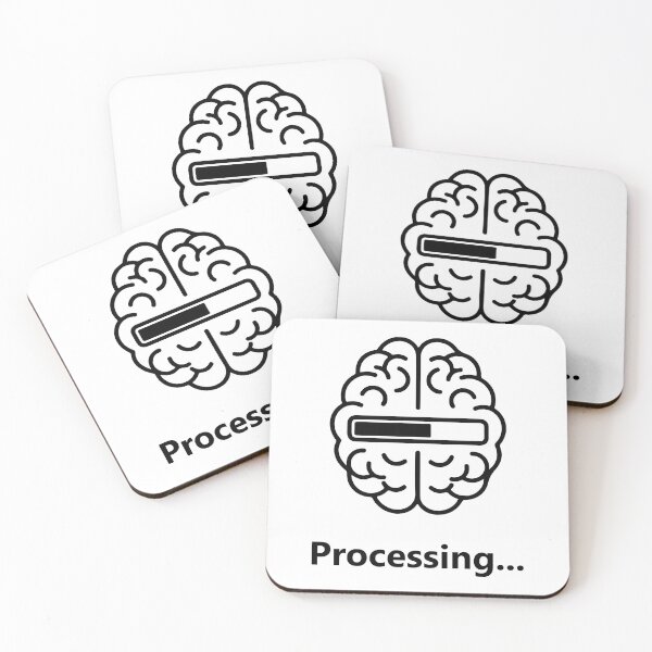 Item preview, Brain Processing Loading Shirt, Funny Overthinking Tee, Tech Humor Mental Loading T-Shirt designed and sold by Design-Pro-21.