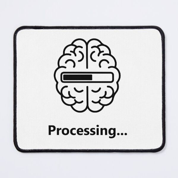 Item preview, Brain Processing Loading Shirt, Funny Overthinking Tee, Tech Humor Mental Loading T-Shirt designed and sold by Design-Pro-21.