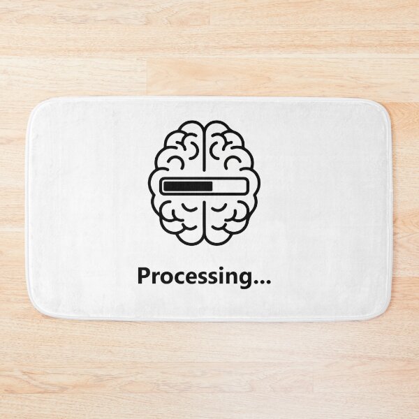 Item preview, Brain Processing Loading Shirt, Funny Overthinking Tee, Tech Humor Mental Loading T-Shirt designed and sold by Design-Pro-21.