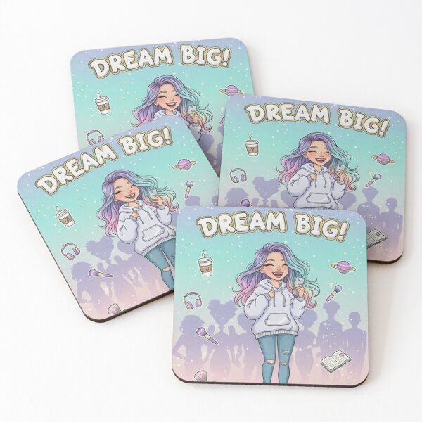 Item preview, Dream Big Creative Girl Illustration designed and sold by NOMISKISAW.