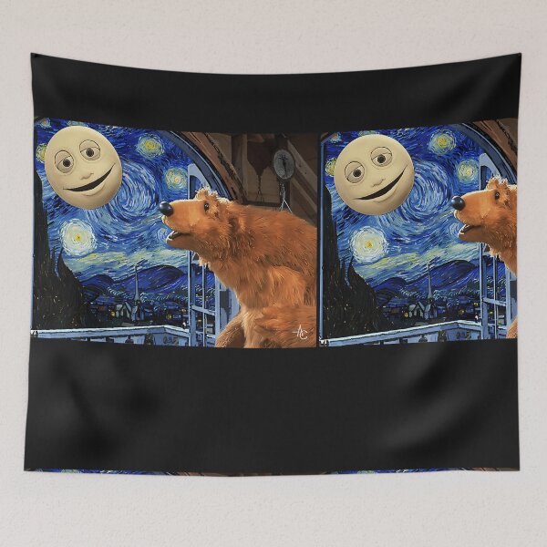Item preview, Bear In The Big Blue House With Starry Night designed and sold by SeeApp.