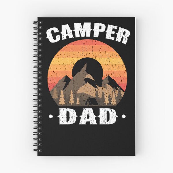 Item preview, Camper Dad Retro Vintage Sunset Mountain Camping Adventure designed and sold by Jt41.