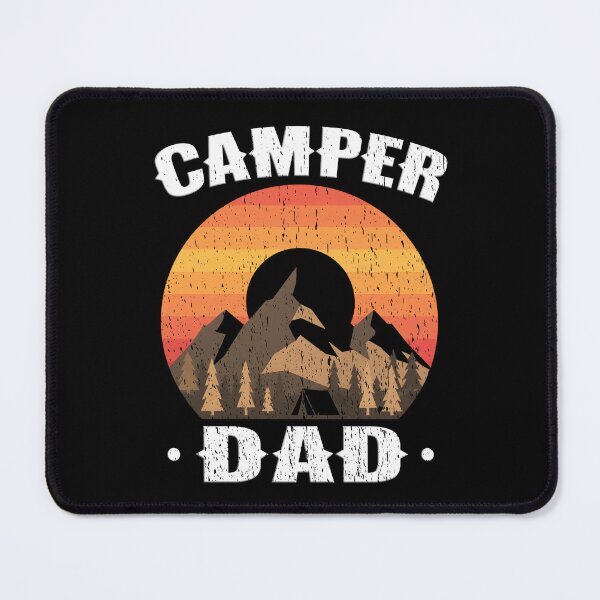 Item preview, Camper Dad Retro Vintage Sunset Mountain Camping Adventure designed and sold by Jt41.