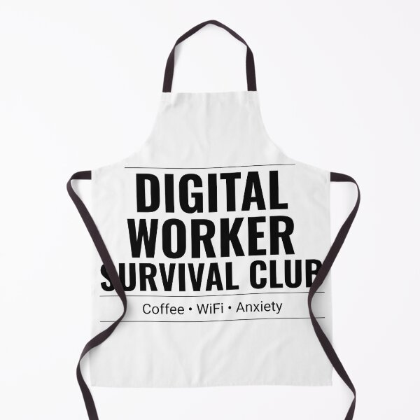 Item preview, Digital Worker Survival Club | White designed and sold by DavmaxDesign.