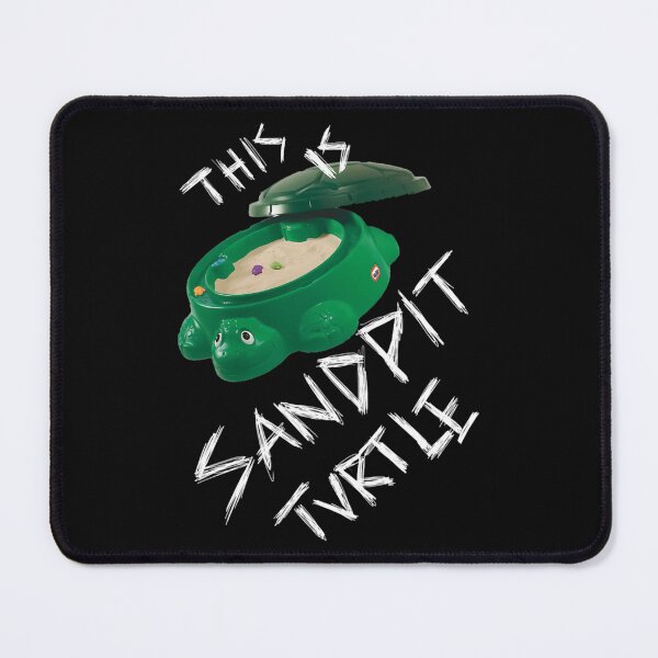 Item preview, This Is Sandpit Turtle - Bmth Meme - White On Black designed and sold by SeeApp.