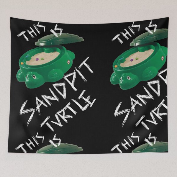 Item preview, This Is Sandpit Turtle - Bmth Meme - White On Black designed and sold by SeeApp.