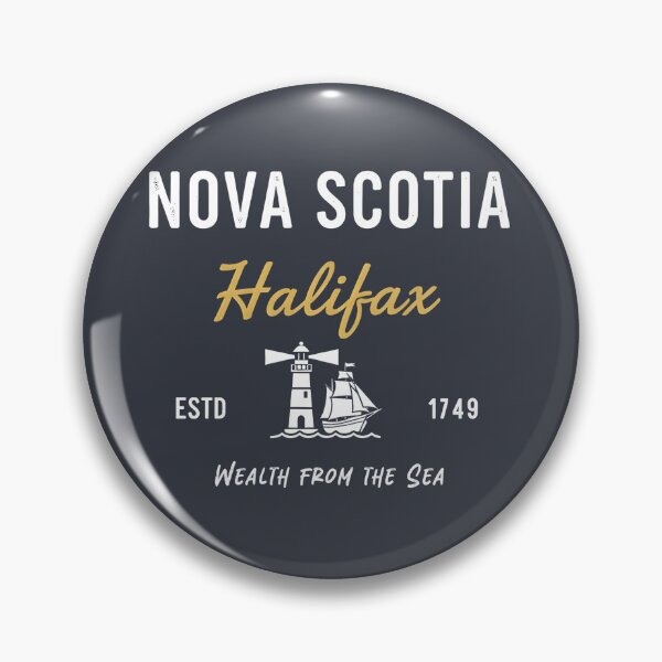 Item preview, Halifax Nova Scotia Canada Simple Lighthouse Boat Pride Motto  designed and sold by HowToCanadian.