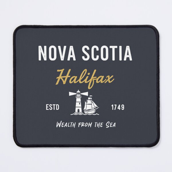 Item preview, Halifax Nova Scotia Canada Simple Lighthouse Boat Pride Motto  designed and sold by HowToCanadian.
