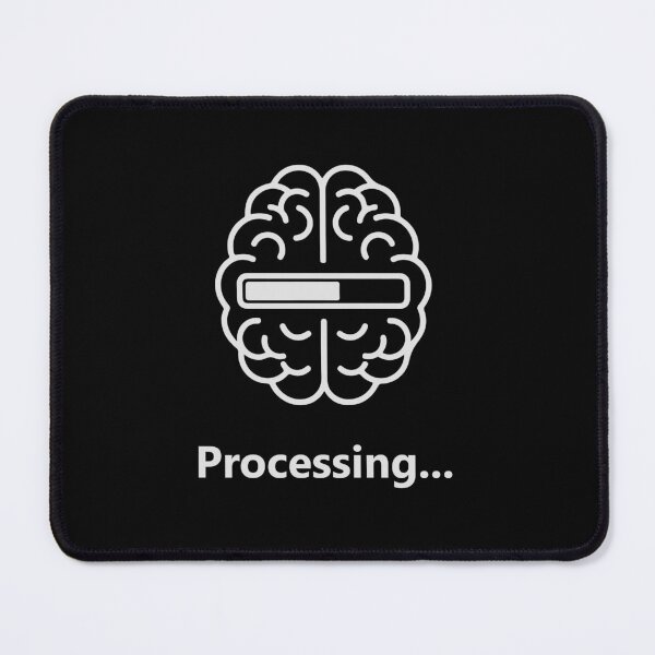 Item preview, Brain Processing Loading Shirt, Funny Overthinking Tee, Tech Humor Mental Loading T-Shirt designed and sold by Design-Pro-21.