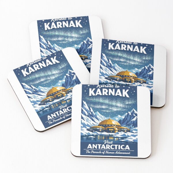 Item preview, Karnak Antarctica Vintage Travel Poster Art designed and sold by agearb.
