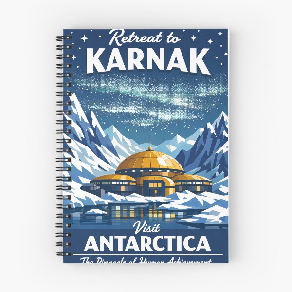 Item preview, Karnak Antarctica Vintage Travel Poster Art designed and sold by agearb.