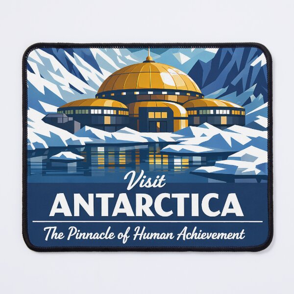Item preview, Karnak Antarctica Vintage Travel Poster Art designed and sold by agearb.