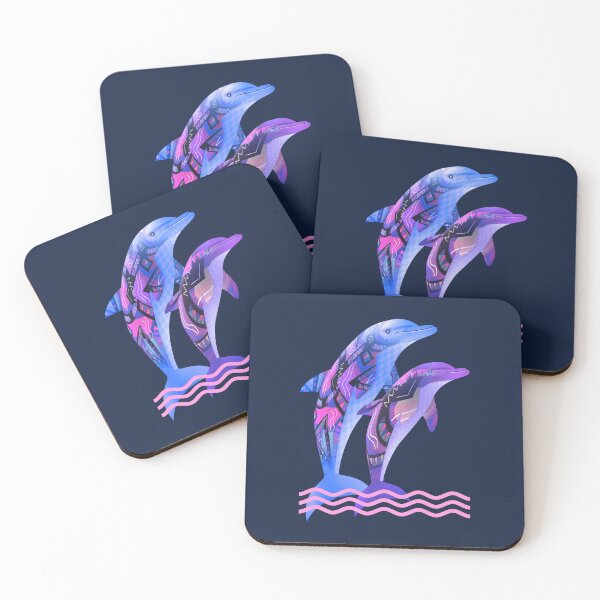 Item preview, Chinook Dolphins | Tribal Spirit Sea Art designed and sold by WestIndigo.