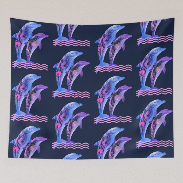Item preview, Chinook Dolphins | Tribal Spirit Sea Art designed and sold by WestIndigo.