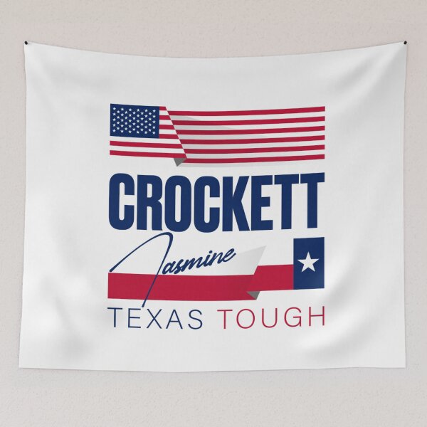 Item preview, Crockett Jasmine Texas Tough State Pride Flag Political Empowerment Graphic Design designed and sold by HuserPiri.