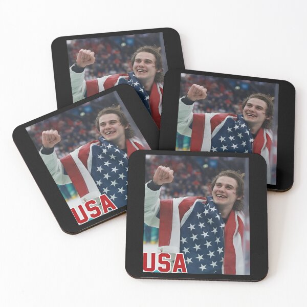 Item preview, Jack Hughes USA Hockey - Jack Hughes Missing Teeth USA Hockey, Jack Hughes USA Hockey Golden Goal Champion 2026 designed and sold by CLOUDYMOODS.