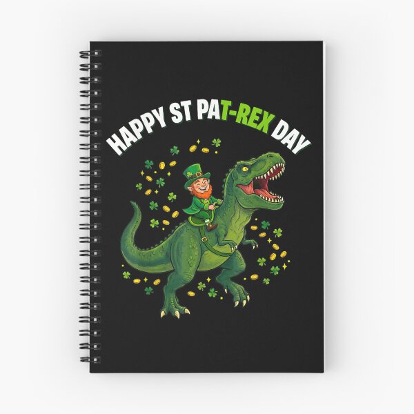 Item preview, Happy St Pat-Rex Day Leprechaun Riding T-Rex Dinosaur St Patricks Day designed and sold by HuserPiri.