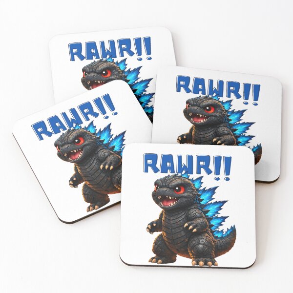 Item preview, Fierce Chibi Godzilla designed and sold by pongskiepongs.