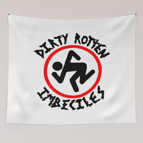 Item preview, Dirty Rotten Imbeciles Running Man Logo Crossover designed and sold by MaceyJerde.