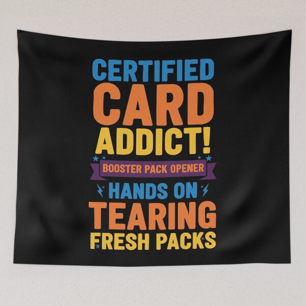 Item preview, Certified Card Addict Booster Pack Opener Trading designed and sold by LuminOrb.