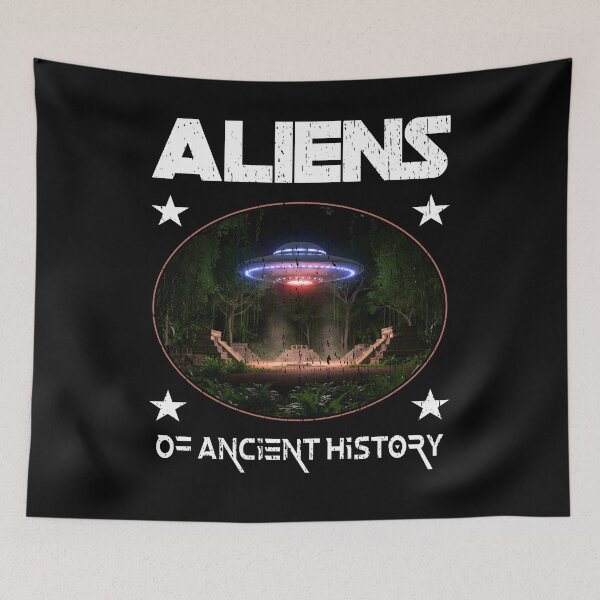 Item preview, Aliens Of Ancient History UFO Mayan Temple Extraterrestrial Conspiracy designed and sold by Jt41.