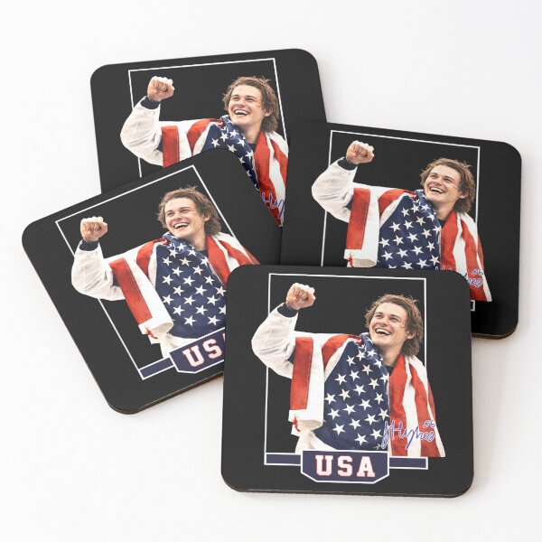 Item preview, Jack Hughes USA Hockey - Jack Hughes Missing Teeth USA Hockey, Jack Hughes USA Hockey Golden Goal Champion 2026 designed and sold by CLOUDYMOODS.