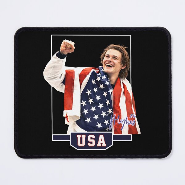 Item preview, Jack Hughes USA Hockey - Jack Hughes Missing Teeth USA Hockey, Jack Hughes USA Hockey Golden Goal Champion 2026 designed and sold by CLOUDYMOODS.