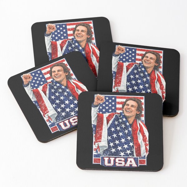 Item preview, Jack Hughes USA Hockey - Jack Hughes Missing Teeth USA Hockey, Jack Hughes USA Hockey Golden Goal Champion 2026 designed and sold by CLOUDYMOODS.