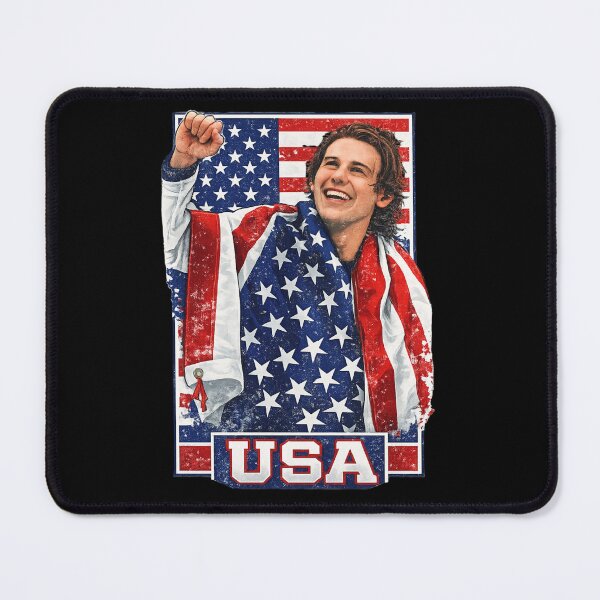 Item preview, Jack Hughes USA Hockey - Jack Hughes Missing Teeth USA Hockey, Jack Hughes USA Hockey Golden Goal Champion 2026 designed and sold by CLOUDYMOODS.