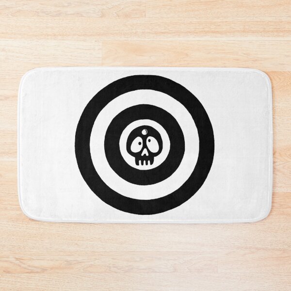 Item preview, Skull and target (black) designed and sold by Lagueny.