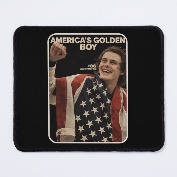 Item preview, Jack Hughes USA Hockey - Jack Hughes Missing Teeth USA Hockey, Jack Hughes USA Hockey Golden Goal Champion 2026 designed and sold by CLOUDYMOODS.