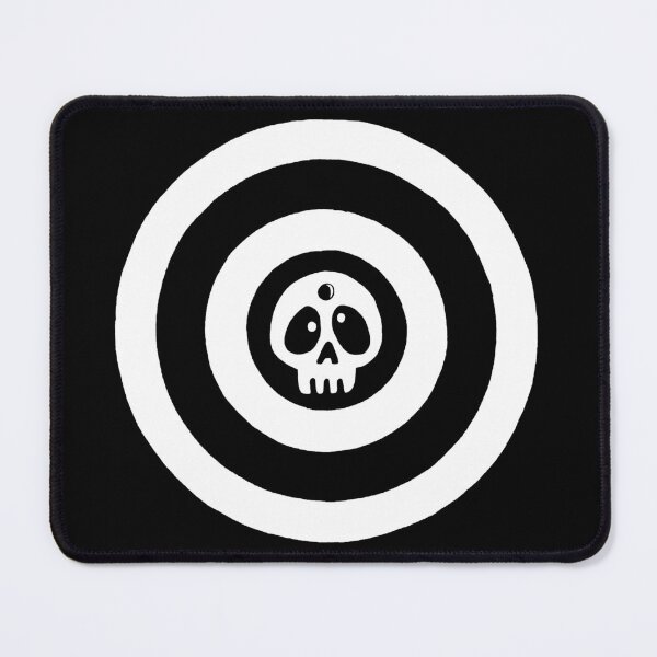 Item preview, Skull and target (white) designed and sold by Lagueny.