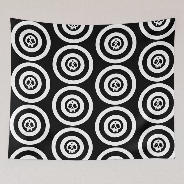 Item preview, Skull and target (white) designed and sold by Lagueny.