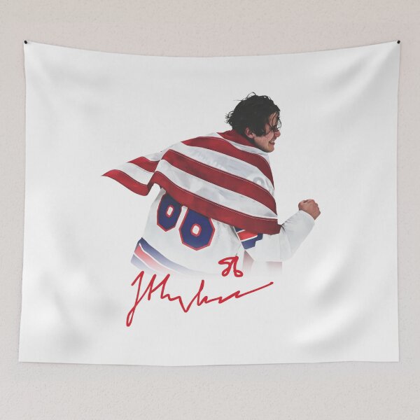 Item preview, Jack Hughes USA Hockey - Jack Hughes Missing Teeth USA Hockey, Jack Hughes USA Hockey Golden Goal Champion 2026 designed and sold by CLOUDYMOODS.