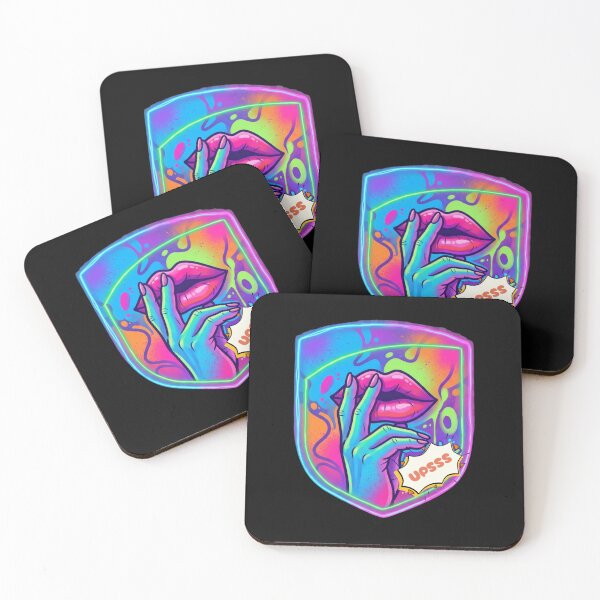 Item preview, UPSSS..Neon Lips & Hand Gesture – Urban Streetwear Art designed and sold by Mosogoloso.