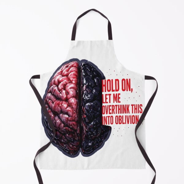 Item preview, Retro Arcade Overthinking Brain Sticker – Pixel Red 8-Bit Crisis designed and sold by ARTCREATESHOP.