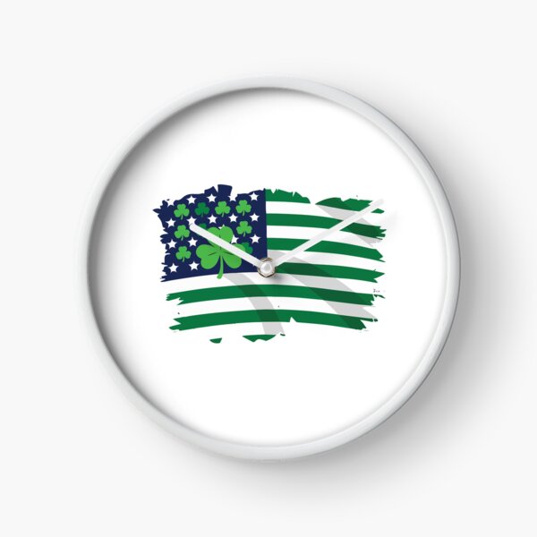 Item preview, Irish American Flag Shamrock St Patrick’s Day designed and sold by kiralynstration.