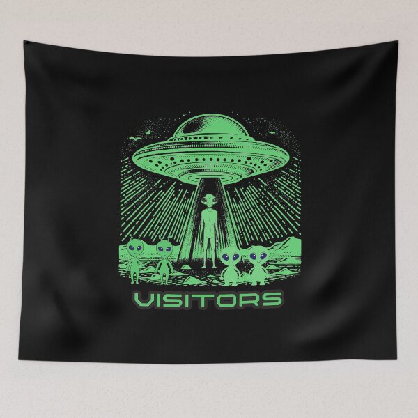 Item preview, Alien Visitors designed and sold by Aminesnip.
