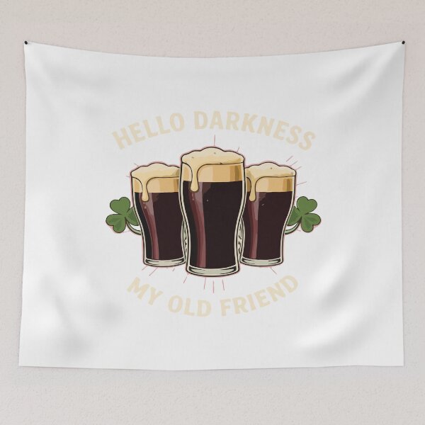 Item preview, Hello Darkness Irish Beer Funny St Patrick’s Day designed and sold by kiralynstration.