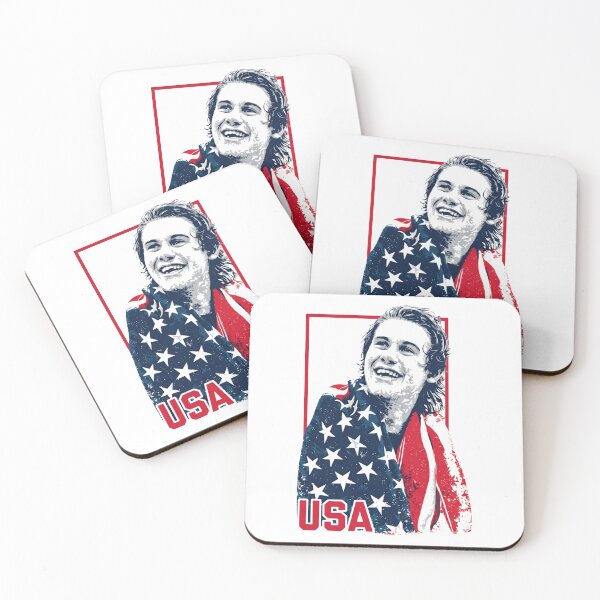 Item preview, Jack Hughes USA Hockey - Jack Hughes Missing Teeth USA Hockey, Jack Hughes USA Hockey Golden Goal Champion 2026 designed and sold by CLOUDYMOODS.