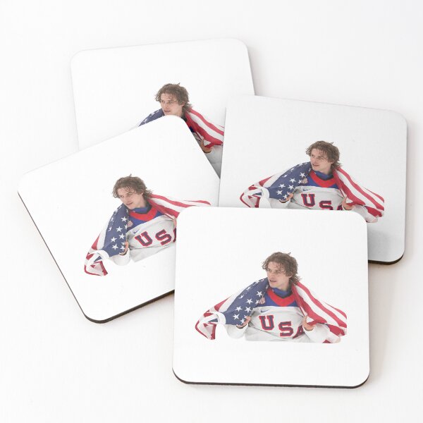 Item preview, Jack Hughes USA Hockey - Jack Hughes Missing Teeth USA Hockey, Jack Hughes USA Hockey Golden Goal Champion 2026 designed and sold by CLOUDYMOODS.
