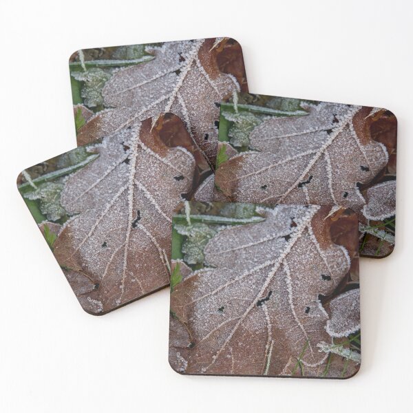 Item preview, Frozen Oak Leaf designed and sold by ShotsbyDesiree.
