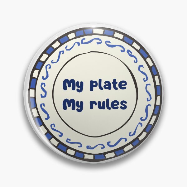 Item preview, My Plate, My Rules designed and sold by RegulateFirst.