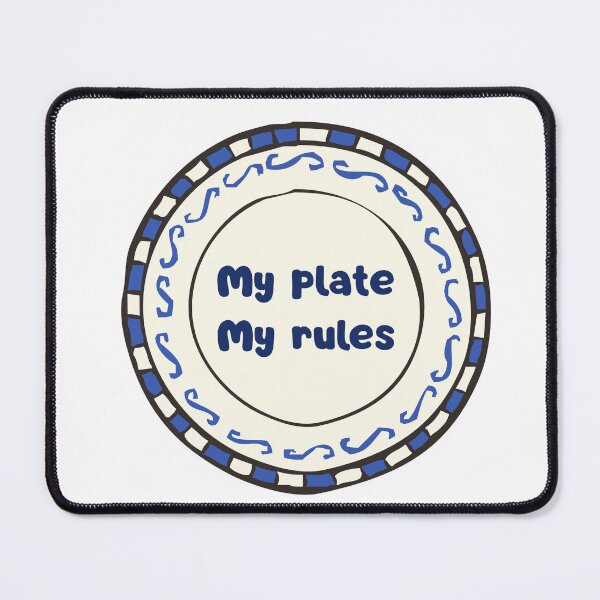 Item preview, My Plate, My Rules designed and sold by RegulateFirst.