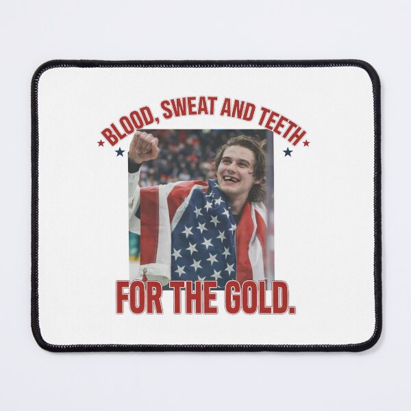 Item preview, Jack Hughes USA Hockey - Jack Hughes Missing Teeth USA Hockey, Jack Hughes USA Hockey Golden Goal Champion 2026 designed and sold by CLOUDYMOODS.