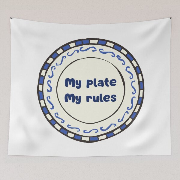Item preview, My Plate, My Rules designed and sold by RegulateFirst.